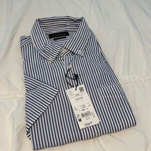 Blue Striped Men's Shirt